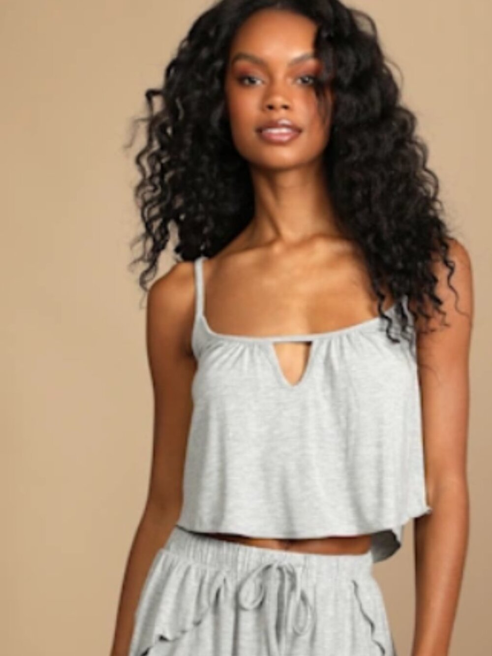 New FREEV PEOPLE The  Essential MODAL super cute Cami top j079 266